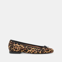 ANISA BALLET FLATS DK LEOPARD CALF HAIR^Dolce Vita Fashion