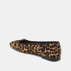 ANISA BALLET FLATS DK LEOPARD CALF HAIR^Dolce Vita Fashion