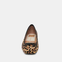 ANISA BALLET FLATS DK LEOPARD CALF HAIR^Dolce Vita Fashion