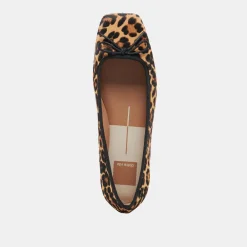 ANISA BALLET FLATS DK LEOPARD CALF HAIR^Dolce Vita Fashion