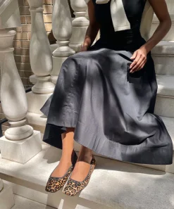 ANISA BALLET FLATS DK LEOPARD CALF HAIR^Dolce Vita Fashion