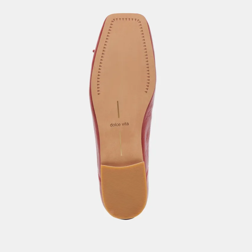 ANISA BALLET FLATS RED CRINKLE PATENT^Dolce Vita Sale