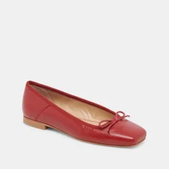 ANISA BALLET FLATS RED CRINKLE PATENT^Dolce Vita Sale