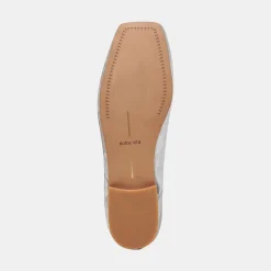 ANISA BALLET FLATS SILVER DISTRESSED LEATHER^Dolce Vita Sale