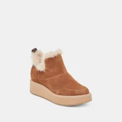 ARDY PLUSH H2O BOOTIES PECAN SUEDE^Dolce Vita Hot