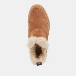ARDY PLUSH H2O BOOTIES PECAN SUEDE^Dolce Vita Hot