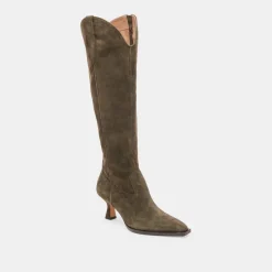 ARIANA BOOTS ARMY SUEDE^Dolce Vita Outlet