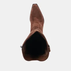 ARIANA BOOTS DK BROWN SUEDE^Dolce Vita Hot