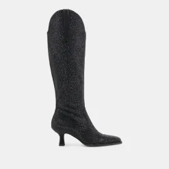 ARIANA CRYSTAL BOOTS BLACK METALLIC CRYSTAL^Dolce Vita Online