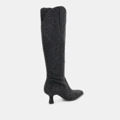 ARIANA CRYSTAL BOOTS BLACK METALLIC CRYSTAL^Dolce Vita Online