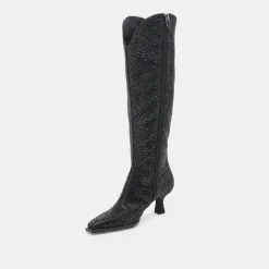 ARIANA CRYSTAL BOOTS BLACK METALLIC CRYSTAL^Dolce Vita Online