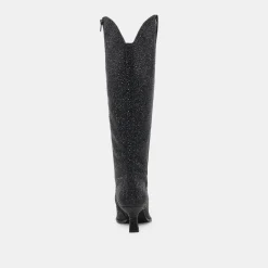 ARIANA CRYSTAL BOOTS BLACK METALLIC CRYSTAL^Dolce Vita Online