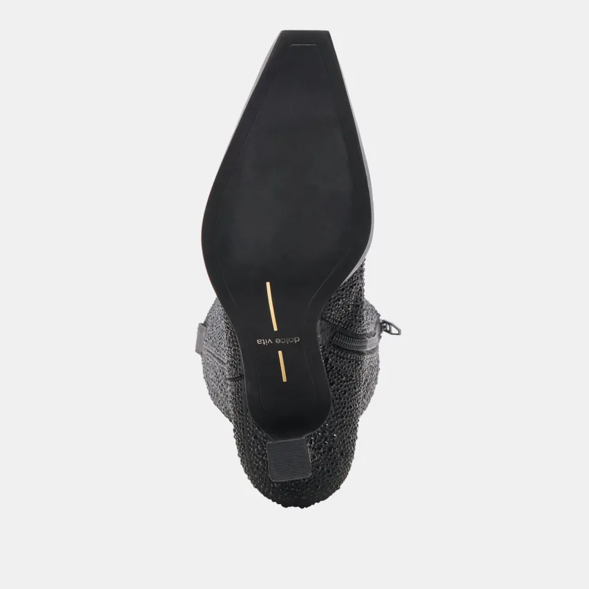 ARIANA CRYSTAL BOOTS BLACK METALLIC CRYSTAL^Dolce Vita Online