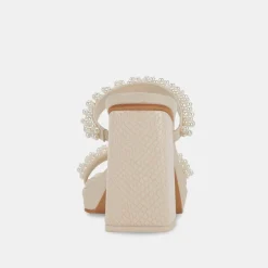 ARIELE HEELS VANILLA PEARLS^Dolce Vita Hot