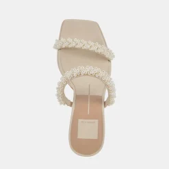 ARIELE HEELS VANILLA PEARLS^Dolce Vita Hot