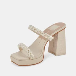 ARIELE HEELS VANILLA PEARLS^Dolce Vita Hot