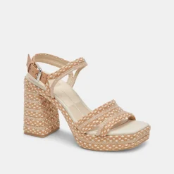 ARNELA HEELS NATURAL MULTI WOVEN^Dolce Vita Clearance