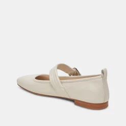 ARORA BALLET FLATS IVORY CRINKLE PATENT^Dolce Vita Clearance
