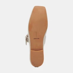 ARORA BALLET FLATS IVORY CRINKLE PATENT^Dolce Vita Clearance