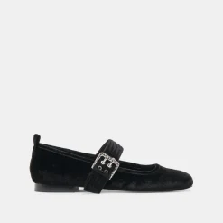 ARORA BALLET FLATS NERO VELVET^Dolce Vita Best