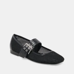ARORA BALLET FLATS ONYX WOVEN MESH^Dolce Vita Discount