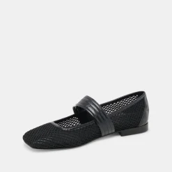 ARORA BALLET FLATS ONYX WOVEN MESH^Dolce Vita Discount