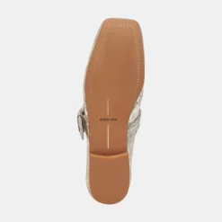 ARORA BALLET FLATS PLATINUM DISTRESSED LEATHER^Dolce Vita Fashion