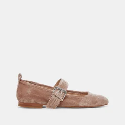 ARORA BALLET FLATS ROSE VELVET^Dolce Vita New