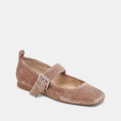 ARORA BALLET FLATS ROSE VELVET^Dolce Vita New