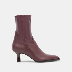 ARYA BOOTS WINE LEATHER^Dolce Vita Hot