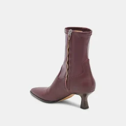 ARYA BOOTS WINE LEATHER^Dolce Vita Hot