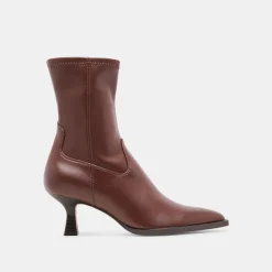 ARYA WIDE CALF BOOTS CHOCOLATE LEATHER^Dolce Vita Outlet