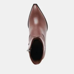 ARYA WIDE CALF BOOTS CHOCOLATE LEATHER^Dolce Vita Outlet