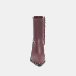 ARYA WIDE CALF BOOTS WINE LEATHER^Dolce Vita Clearance