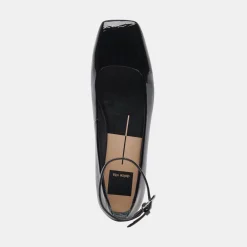 ASHYA BALLET FLATS MIDNIGHT CRINKLE PATENT^Dolce Vita Hot