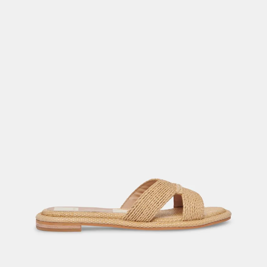 ATOMIC SANDALS LT NATURAL RAFFIA^Dolce Vita Clearance