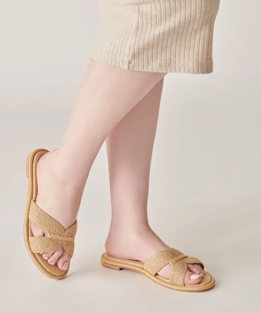 ATOMIC SANDALS LT NATURAL RAFFIA^Dolce Vita Clearance