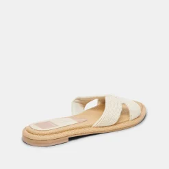 ATOMIC SANDALS WHITE RAFFIA^Dolce Vita New