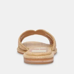 ATOMIC WIDE SANDALS LT NATURAL RAFFIA^Dolce Vita Clearance