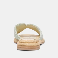 ATOMIC WIDE SANDALS MINT RAFFIA^Dolce Vita Best