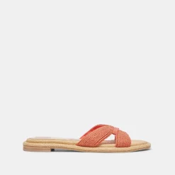 ATOMIC WIDE SANDALS PERSIMMON RAFFIA^Dolce Vita Online