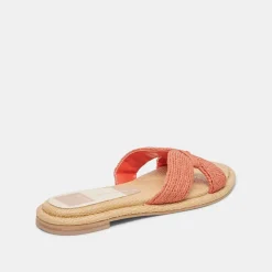 ATOMIC WIDE SANDALS PERSIMMON RAFFIA^Dolce Vita Online