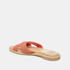 ATOMIC WIDE SANDALS PERSIMMON RAFFIA^Dolce Vita Online