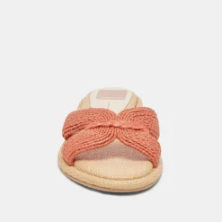 ATOMIC WIDE SANDALS PERSIMMON RAFFIA^Dolce Vita Online