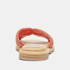 ATOMIC WIDE SANDALS PERSIMMON RAFFIA^Dolce Vita Online