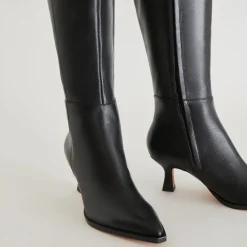 AUGGIE BOOTS BLACK LEATHER^Dolce Vita Best
