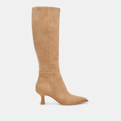 AUGGIE BOOTS CAMEL SUEDE^Dolce Vita New