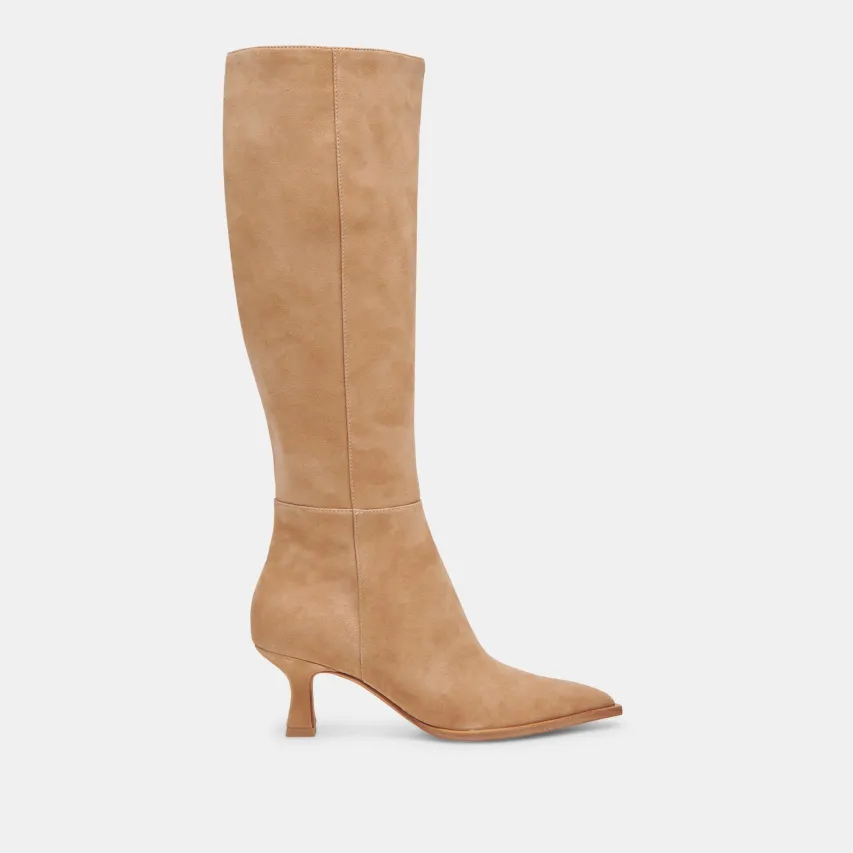 AUGGIE BOOTS CAMEL SUEDE^Dolce Vita New