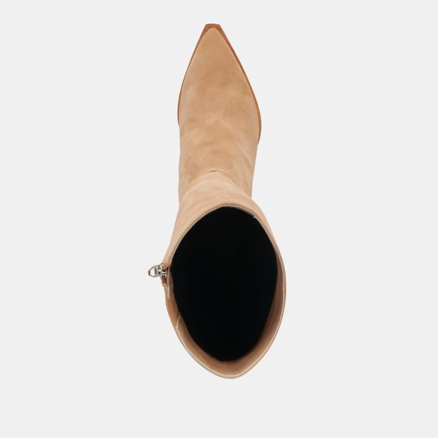 AUGGIE BOOTS CAMEL SUEDE^Dolce Vita New