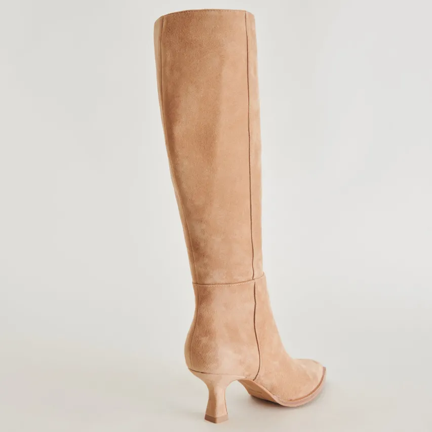 AUGGIE BOOTS CAMEL SUEDE^Dolce Vita New